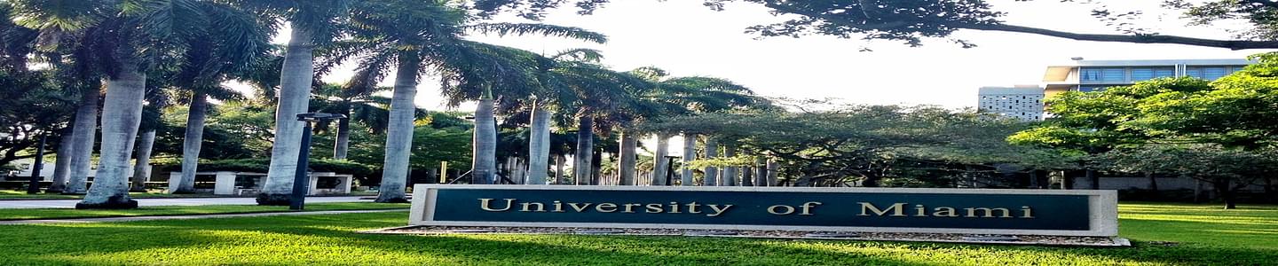 University of Miami banner